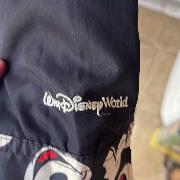 Disney Parks Mickey Mouse Size Small Rain Coat with Hood and Zip Front - Pockets - Picture 9 of 12